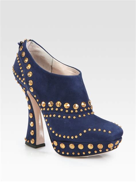 blue miu miu shoes|miu miu boots.